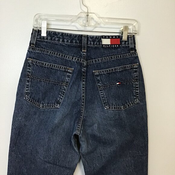 Vintage Tommy Hilfiger High Rise Tapered Jeans Size 8 - Picture 6 of 13